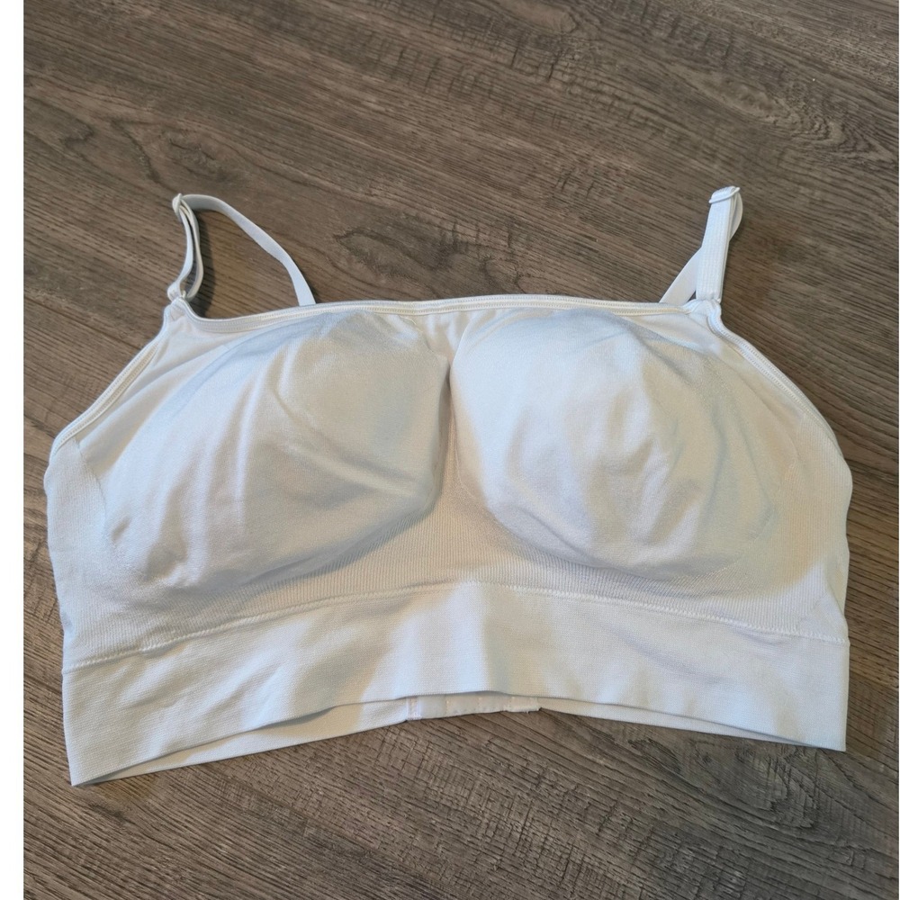 Warners All You Need White Wireless Bralette Lightly Padded RM0911W XL